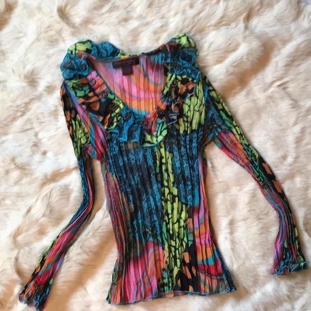 PINK/BLUE BLOUSE!
